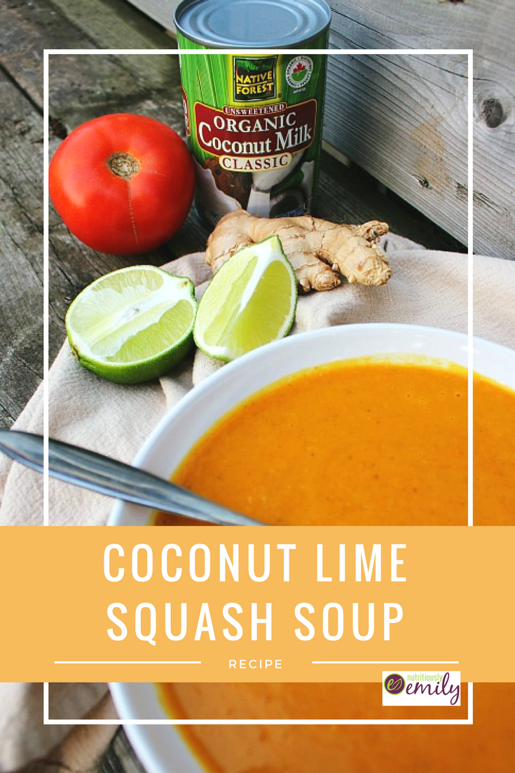 Coconut Lime Squash Soup | Emily Gough